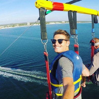 a small boat in a body of water